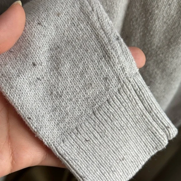 LOFT Light Gray Crew Neck Sweater | Small - Picture 5 of 5